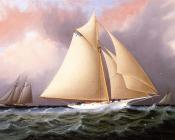 詹姆斯 E 巴特斯沃思 : Yacht under Full Sail